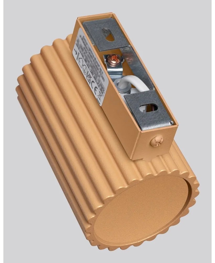 Aplică de perete aurie Gleam – Sollux