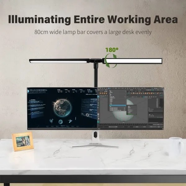 Corp de iluminat LED dimabil pentru monitor Immax 08995L OFFICE LED/24W/230V 2700-6300K