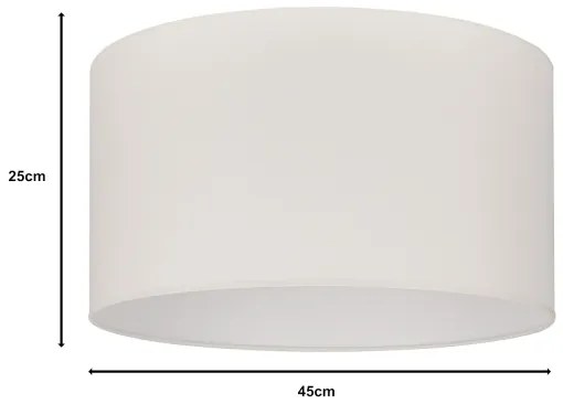 Duolla - Abajur universal ROLLER E27 Ø 45 cm cremă