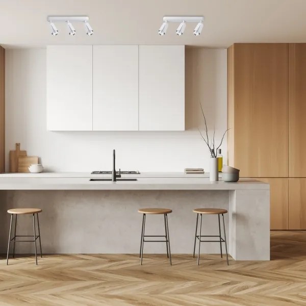 Spot FLOWER 3xGU10/8W/230V alb