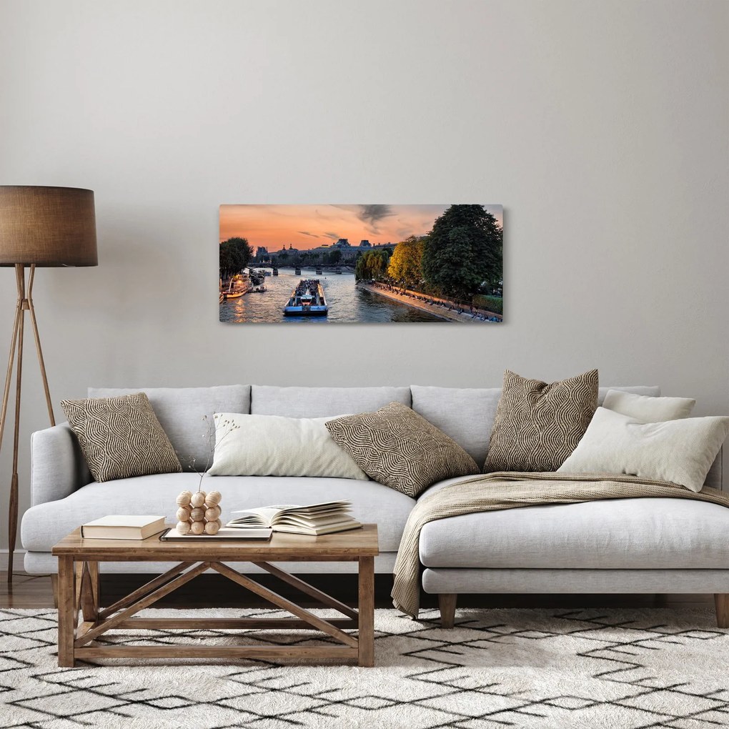Tablou - gondole italiene (120x50 cm)
