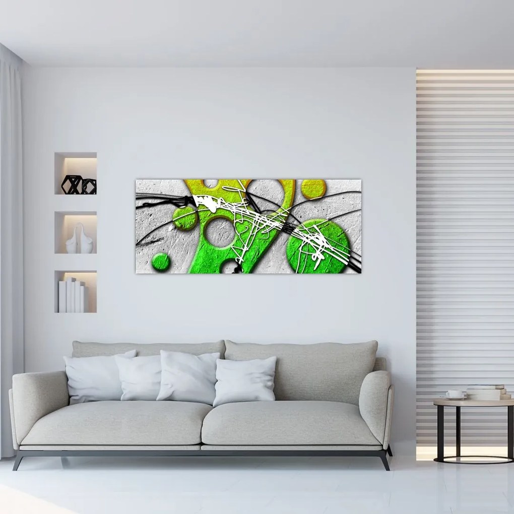 Tablou abstract (120x50 cm)