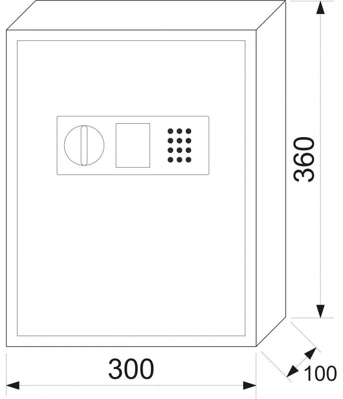 KS48 seif pentru cheii