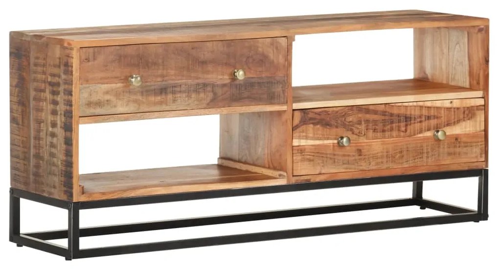 vidaXL Comodă TV, 120x30x50 cm, lemn de acacia nefinisat