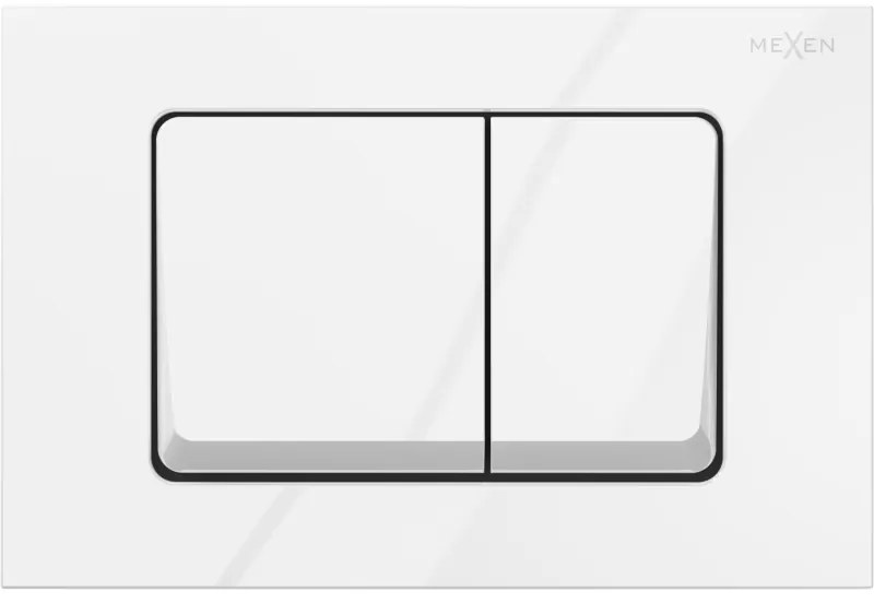 Mexen Fenix 10 XS buton de spălare, alb lucios - 601000