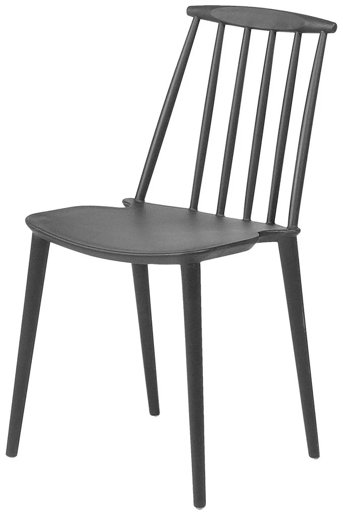 Set 2 buc. scaune pentru sufragerie Vendor (negru). 1009921
