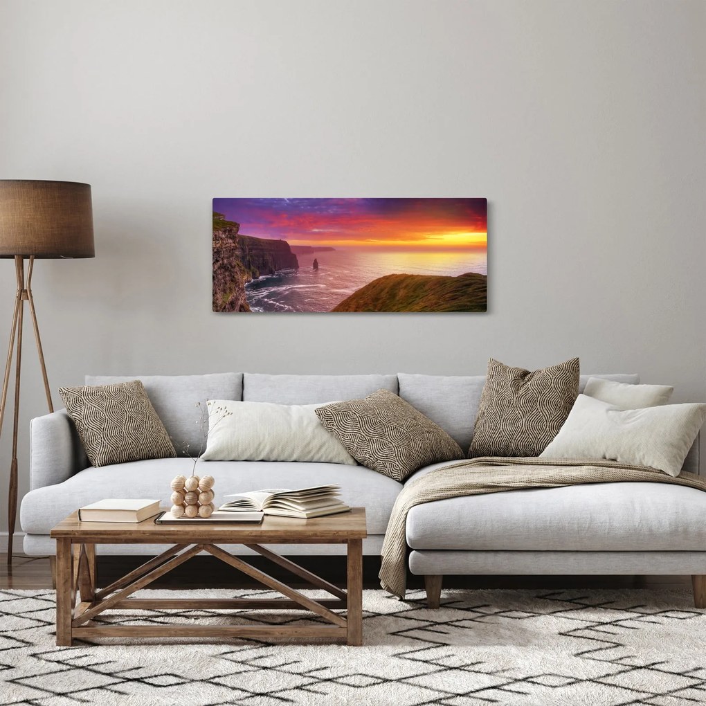 Tablou - Stâncile din Moher (120x50 cm)