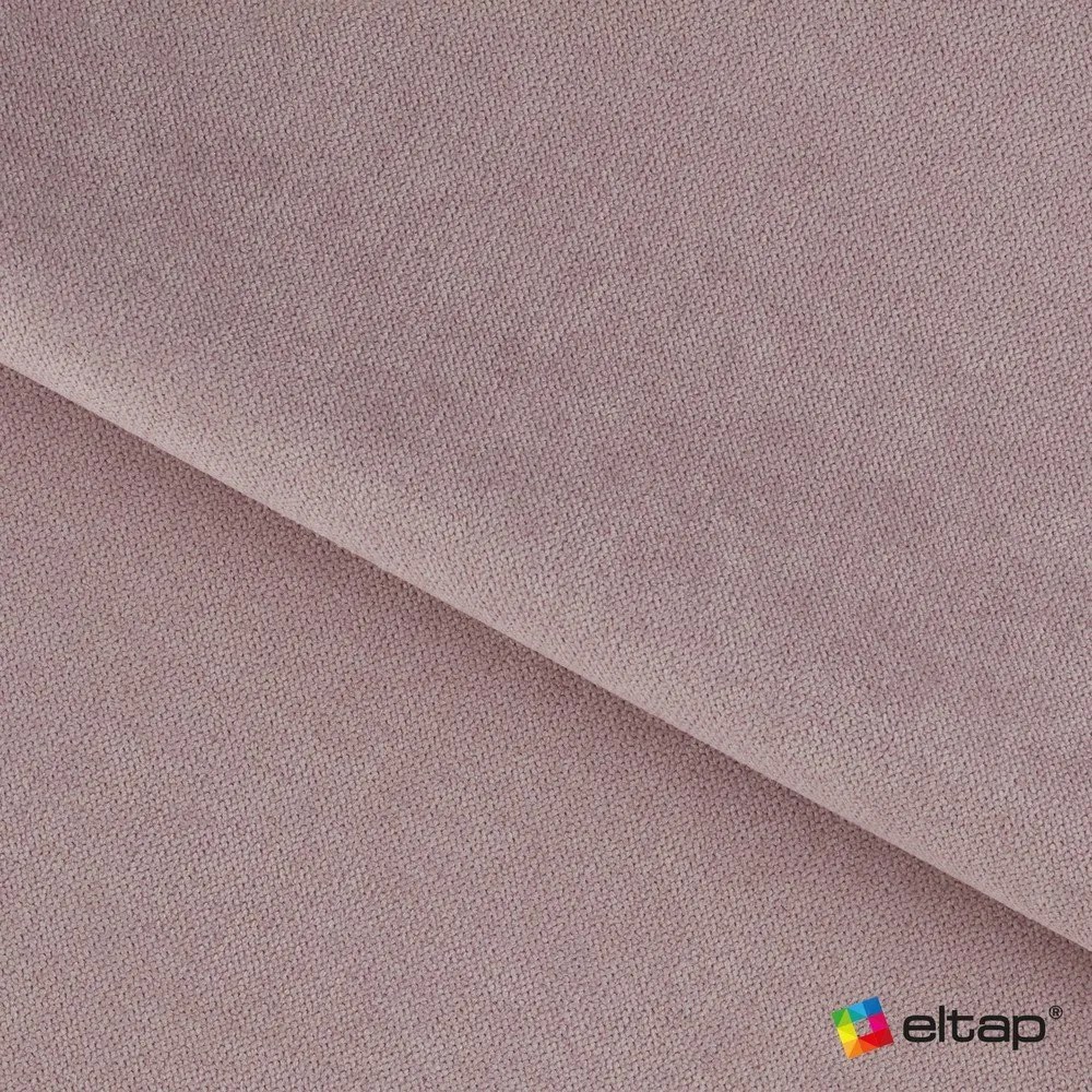Canapea roz extensibilă/cu spațiu de depozitare cu tapițerie din chenille 214 cm Fulgeo – ELTAP