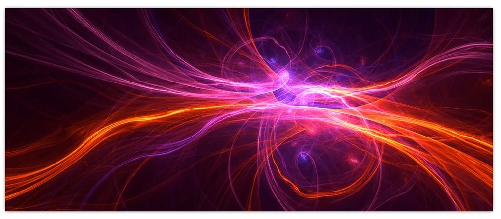 Tablou cu abstracțiune modernă (120x50 cm)