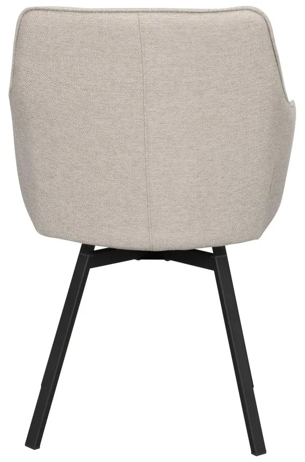 Set de scaune de sufragerie bej 2 buc. tapițat Alison – Rowico