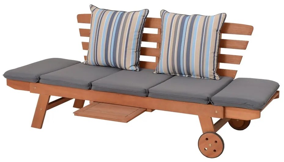 Bancă de grădină maro din lemn masiv Rincon – Garden Pleasure