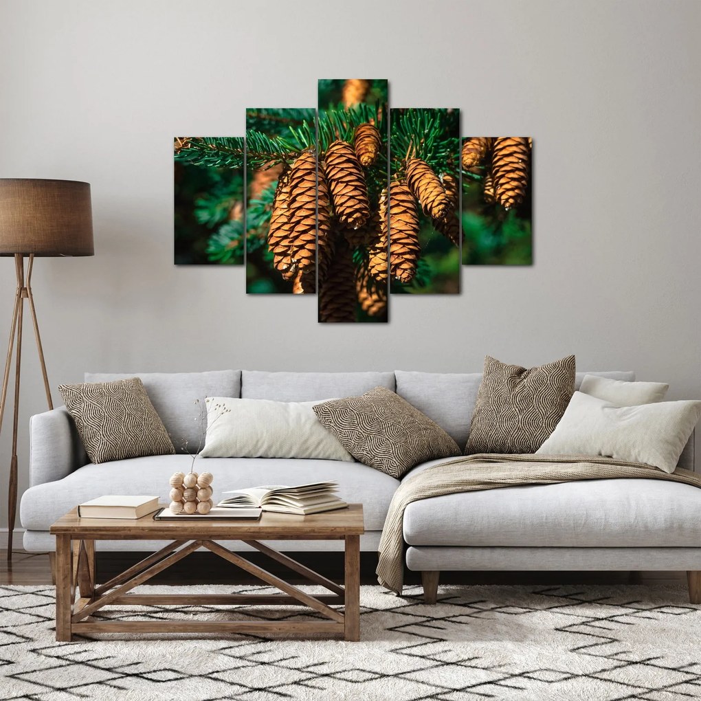 Tablou cu con de brad (150x105 cm)