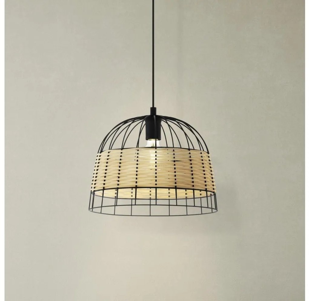 Lustră pe cablu Eglo 55709 ANWICK 1xE27/40W/230V ratan