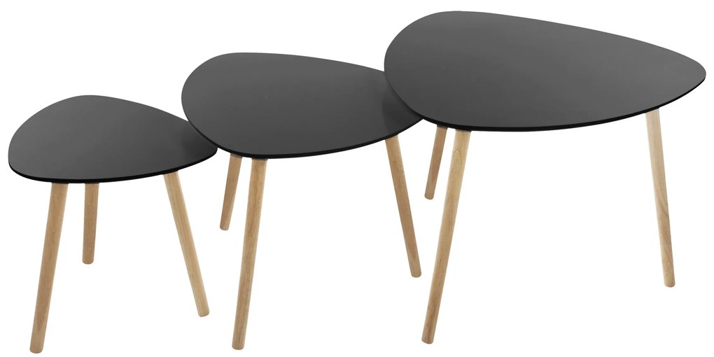 Set de 3 mese de cafea MILEO