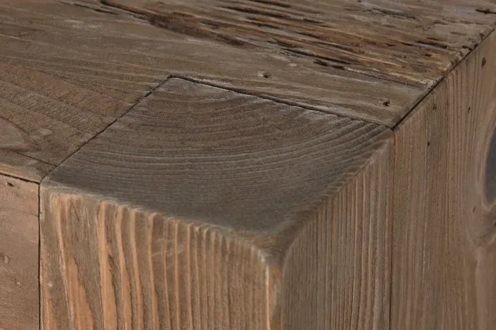 Bufet, natur, din lemn de pin reciclat, Rustique Mini