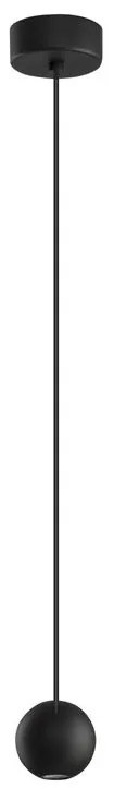 Pendul LED design modern minimalist Nocci negru NVL-9103212