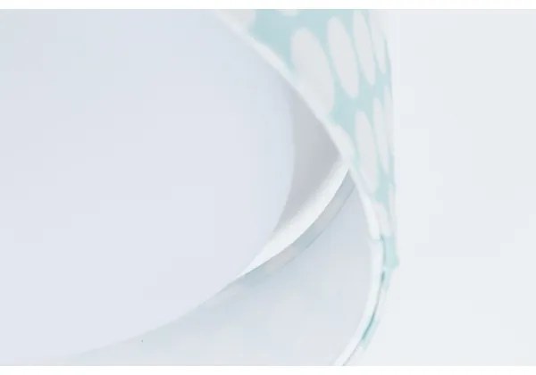 LED Plafonieră GALAXY KIDS LED/24W/230V verde cu buline albe