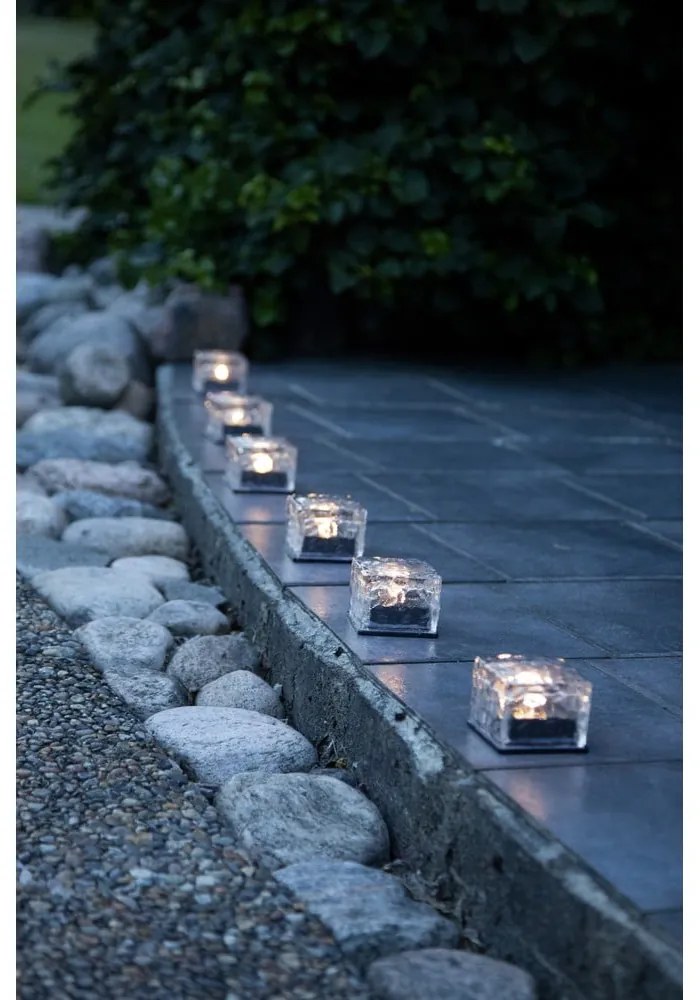 Lumânări LED 3 buc. solare (înălțime 5,5 cm) pentru exterior Icecube – Star Trading