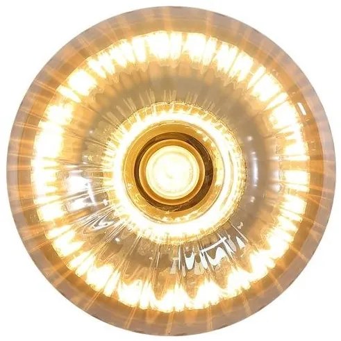 Plafoniera metal auriu sticla chihlimbar Celestial