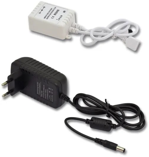 Bandă LED RGB 1,5 m LED/14,4W/230V Ecolite DX-SMD5050-RGB/1,5M + telecomandă