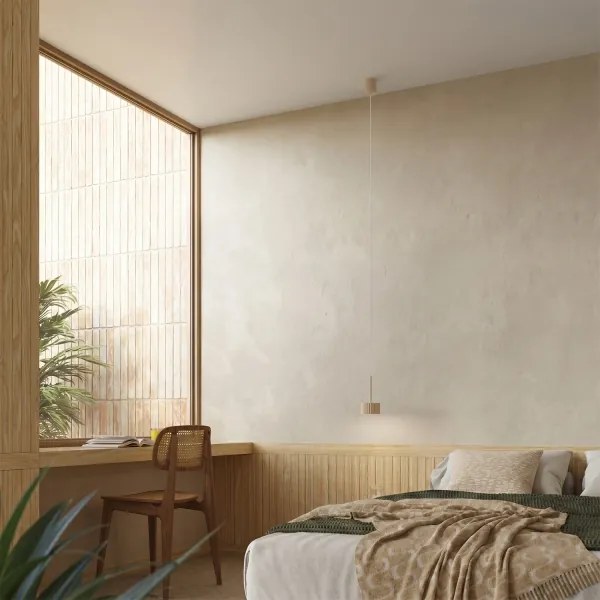 Sollux SL.2678 - Lustră suspendată pe cablu AURA 1xGX53/10W/230V crem