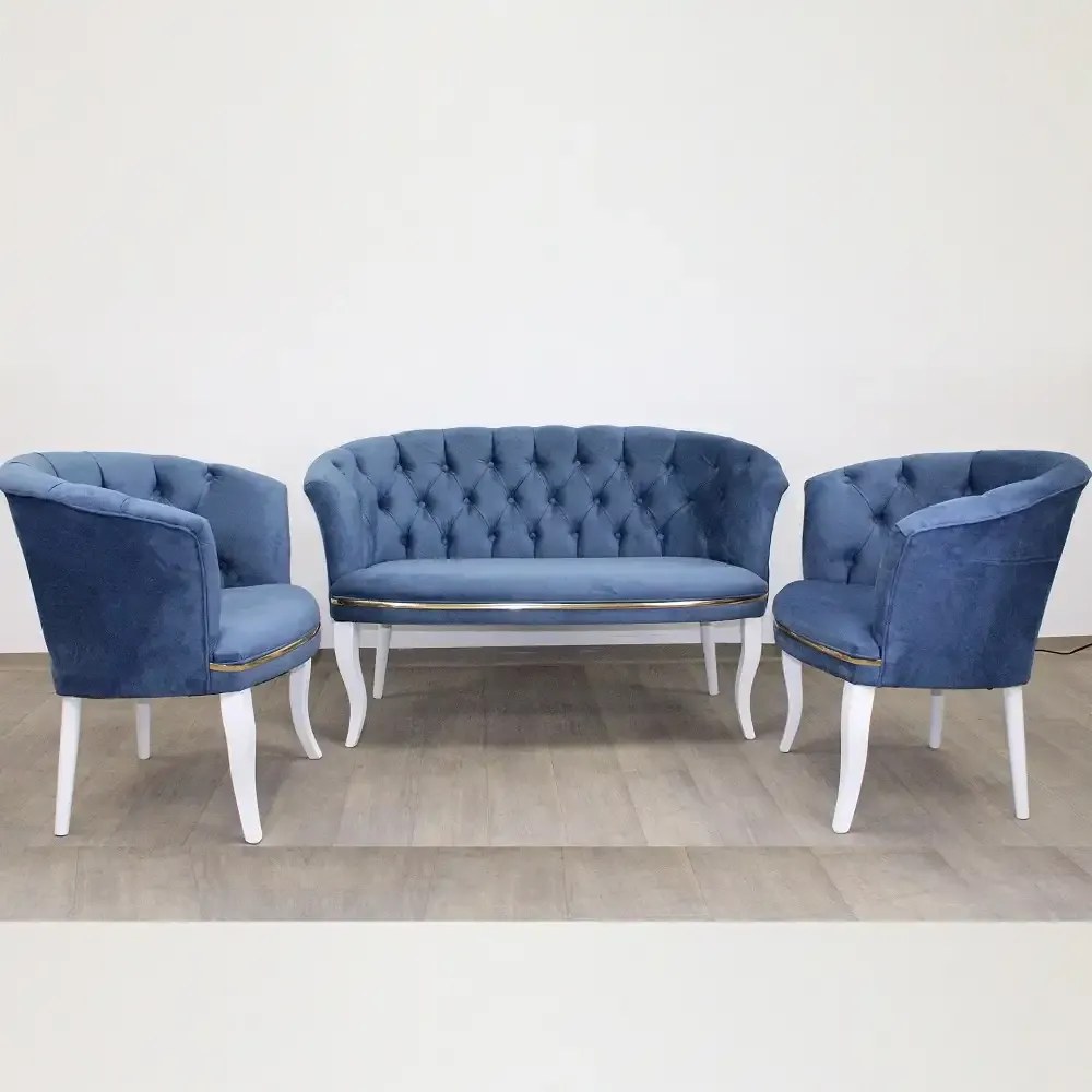 Canapea Milano culoare albastru 2 locuri