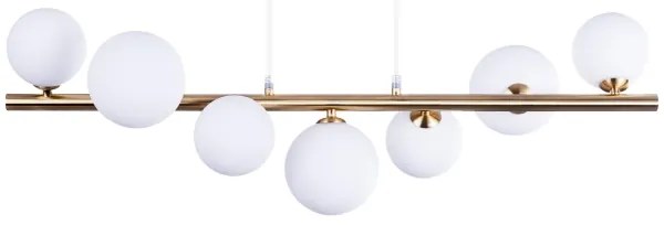 Azzardo AZ4409 - Candelabru pe cablu SYBILLA 7xG9/25W/230V auriu