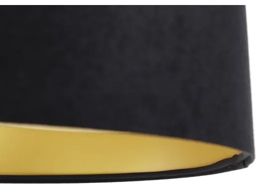 Lustră pe cablu SWING 1xE27/60W/230V negru/alb/auriu