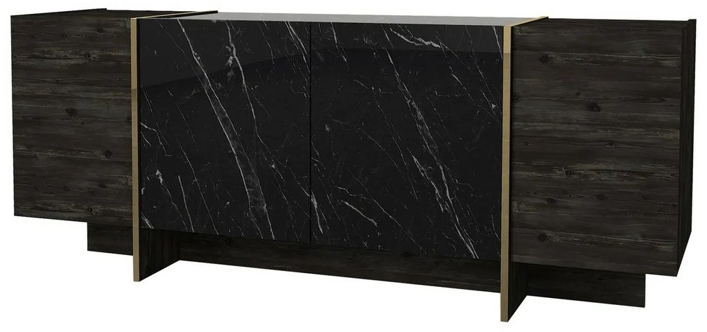 Dulap Veyron Black and Gold