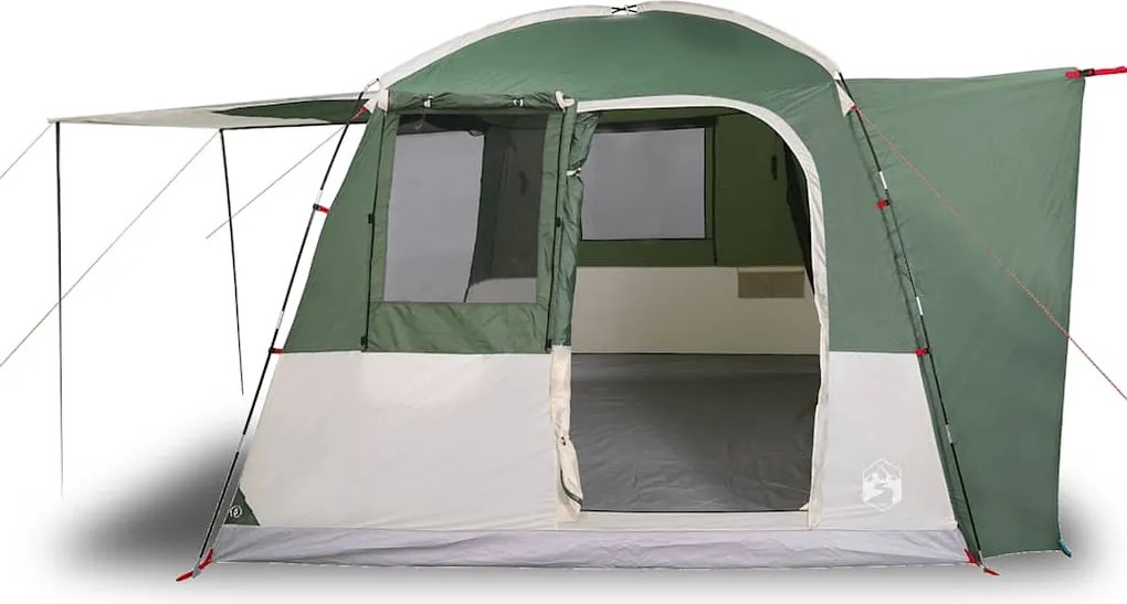 vidaXL Cort auto pentru 4 persoane, verde, impermeabil