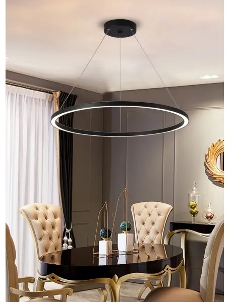 Immax NEO 07158-B80 - Lustr LED FINO 60W 230V Tuya negru + DO