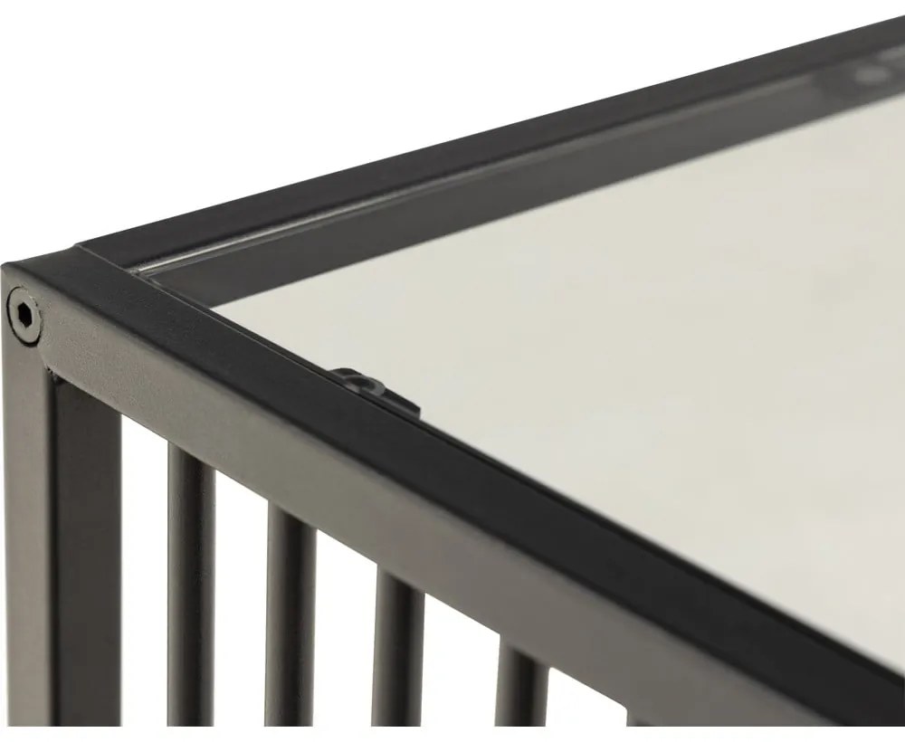 Măsuță auxiliară cu blat din sticlă 40x40 cm Strington – Actona