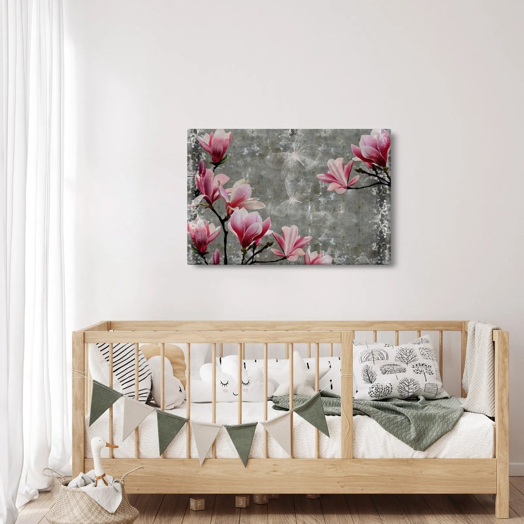 Tablou cu flori (90x60 cm)