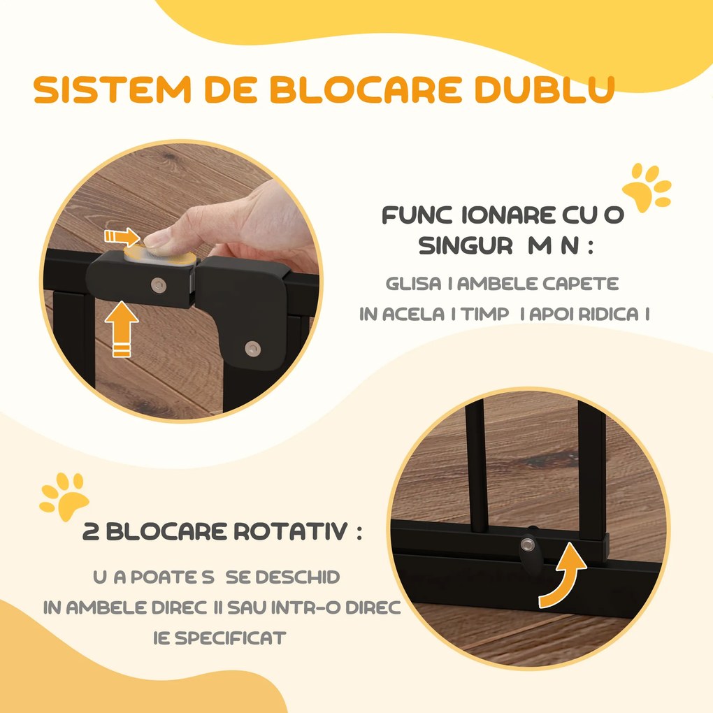 PawHut Barieră Reglabilă pentru Câini | Aosom Romania