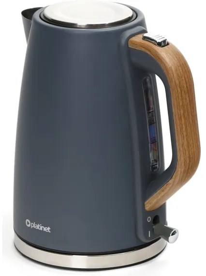 Fierbător de apă 1,7 l 2400W/230V oțel inoxidabil/gri