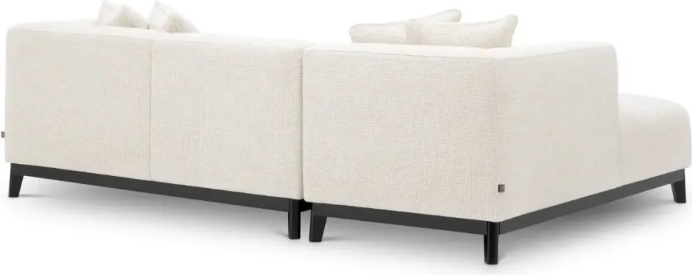 Coltar LUX design LUX cu sezlong stanga Corso Lounge, Lyssa off-white