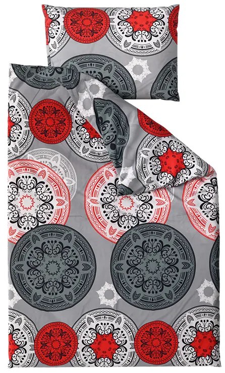 Lenjerie de pat din microfibra ORIENT COLOR, gri Dimensiune lenjerie de pat: 70 x 90 cm | 140 x 200 cm