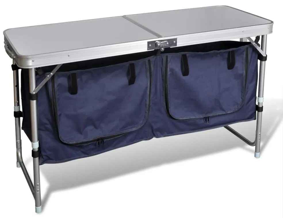 Dulap camping pliabil cu cadrul din aluminiu