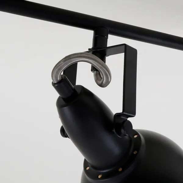 Corp de iluminat cu spoturi 3xE14/40W/230V negru