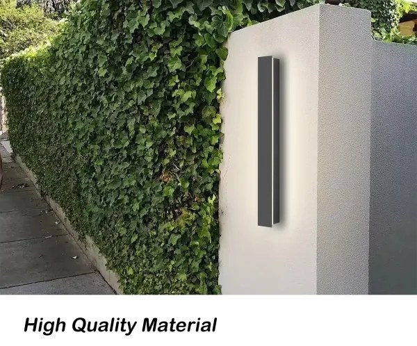 Brilagi - Aplica de exterior LED LINEAR, 12W, 230V, 3000K, IP65, antracit