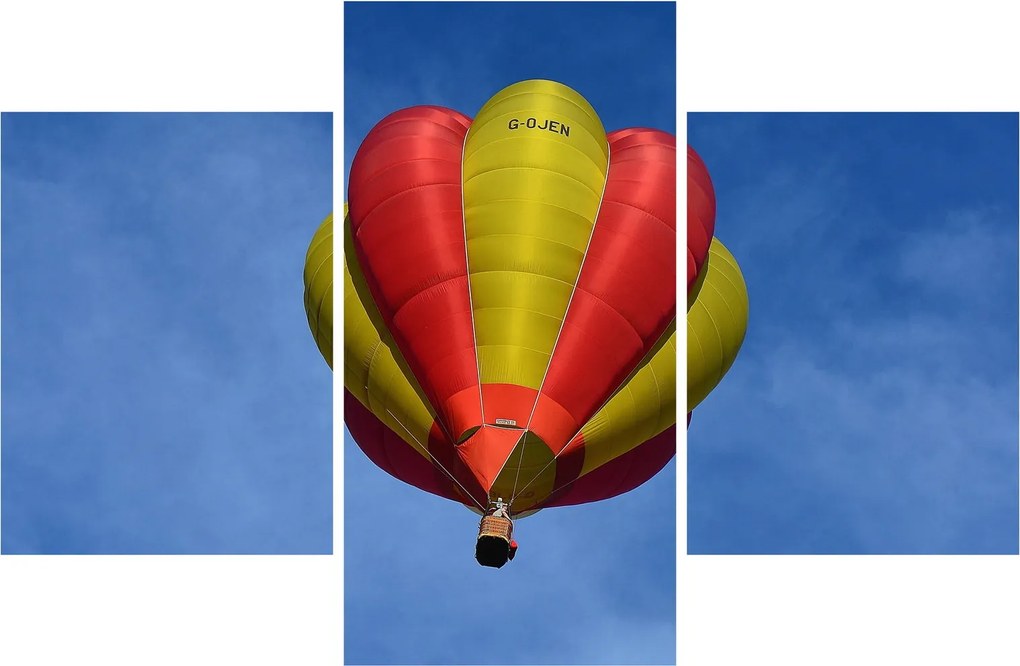 Tablou cu balon zburând (90x60 cm)