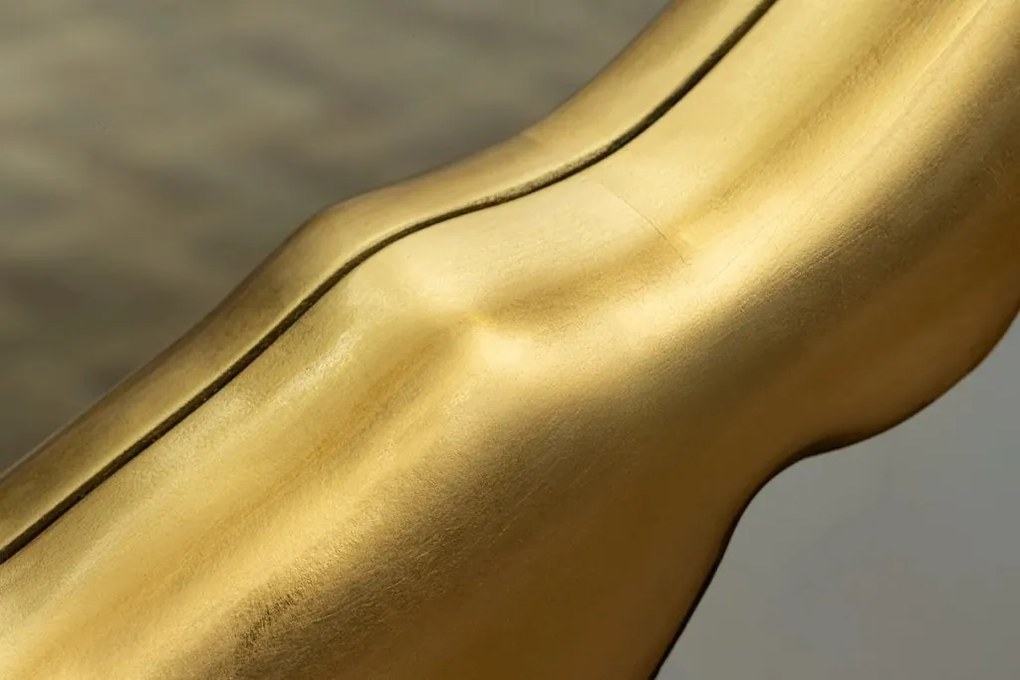 Oglinda de perete decorativa AURA 90cm auriu