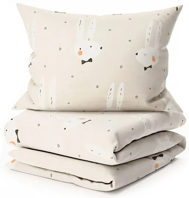 Lenjerie de pat din microfibra WHITE RABBIT, bej Dimensiune lenjerie de pat: 2 buc 70 x 90 cm | 200 x 220 cm