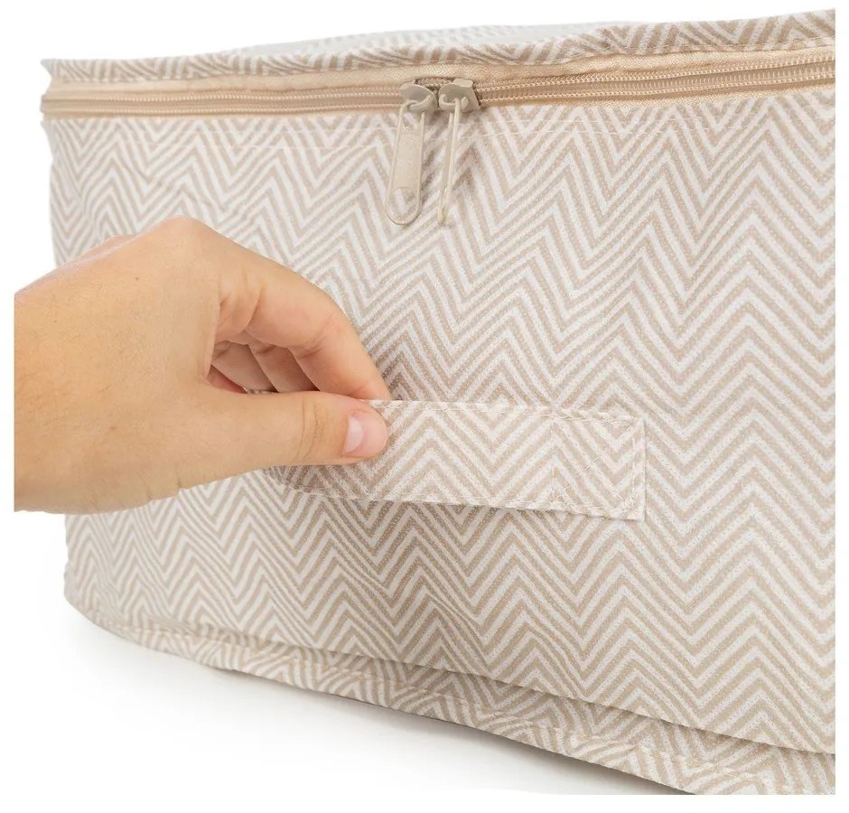Cutie de depozitare pentru haine din material textil Nancy – Compactor