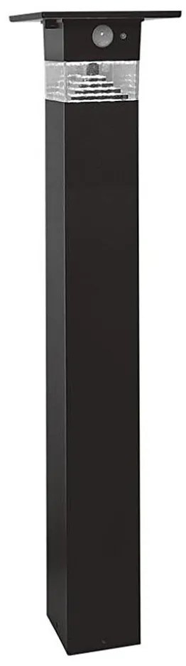 Lampă solară LED cu senzor, 2,5W, 3,7V, IP54, 3000K, 2200 mAh