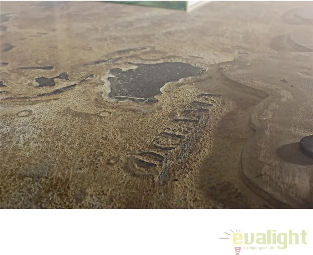 Masa desing industria style ATLANTIDE 160X90 0740252 BZ