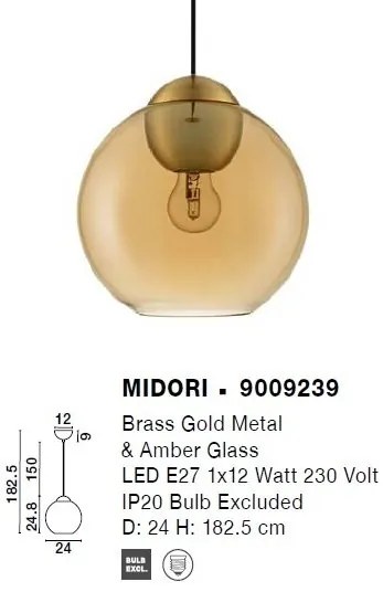 Pendul design decorativ modern MIDORI