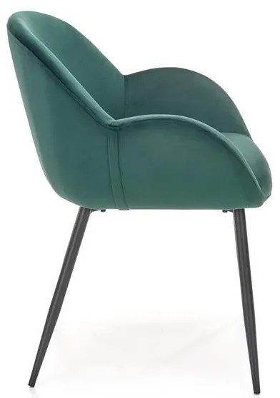 Scaun tapitat K480 - Verde