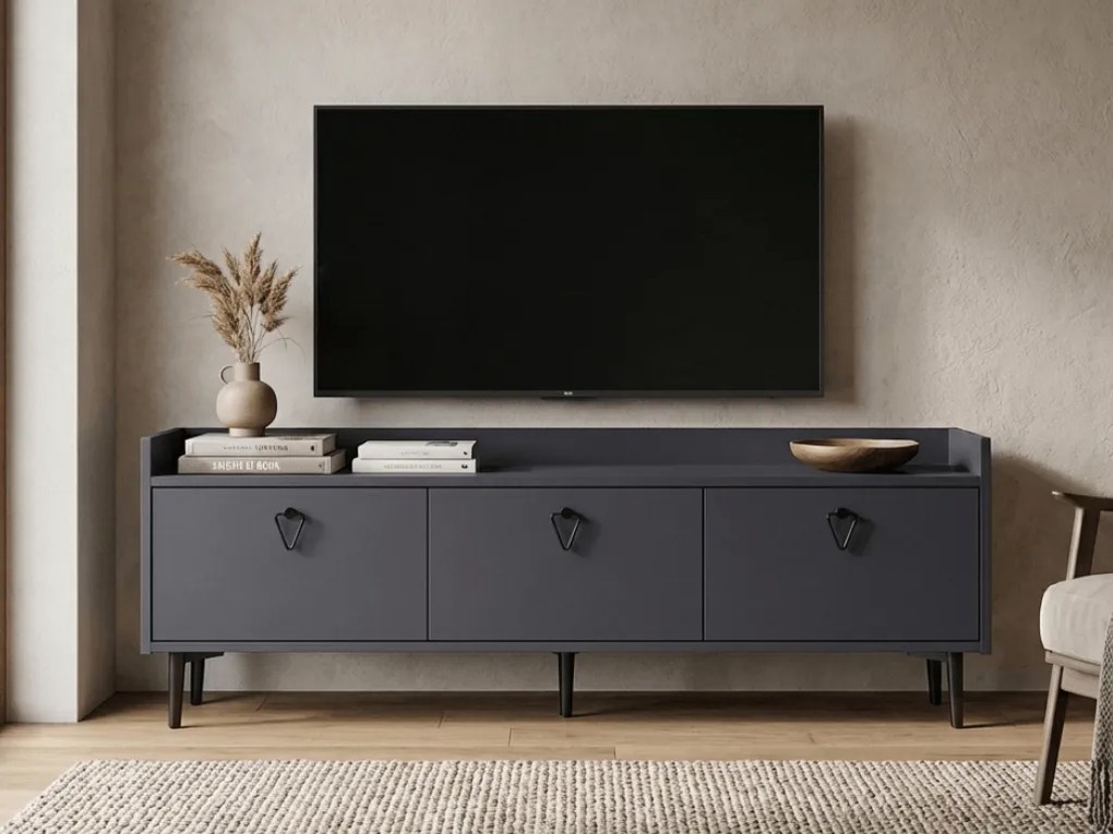 Comoda TV PIENA 160 cm, antracit