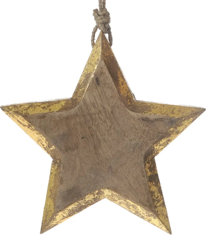 Dcoratiune Craciun din lemn Star